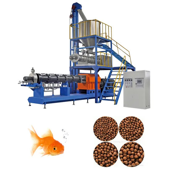 Professional Dry Floating Fish Shrimp Feed Pellet Processing Making Equipment Machine Animal Aquarium Pet Food Plant Production Line Extruder