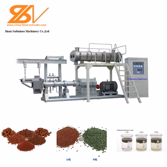 Professional Dry Floating Fish Shrimp Feed Pellet Processing Making Equipment Machine Animal Aquarium Pet Food Plant Production Line Extruder