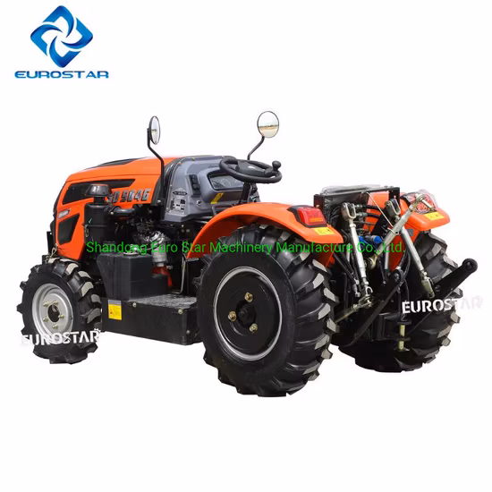 4WD 50HP Orchard Tractor Small Four Wheel Farm Tractor Garden Tractor Walking Tractor Mini Tractor for Agricultural Machinery Machine Es5048g CE