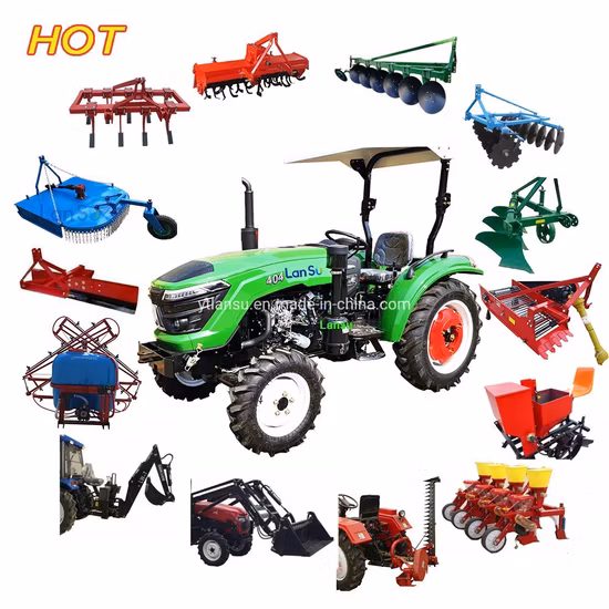 Trator agrícola pequeno de design forte 40HP 50HP 55HP 60HP para atacado